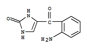 4-(2-氨基苯甲?；?-1,3-二氫-2H-咪唑-2-酮結(jié)構(gòu)式_849454-36-0結(jié)構(gòu)式