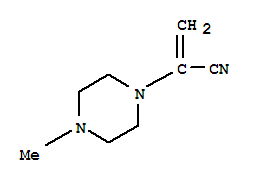 1-Piperazineacetonitrile,4-methyl--alpha--methylene-Structure,850200-56-5Structure 1-Piperazineacetonitrile,4-methyl--alpha--methylene- Structure,850200-56-5Structure