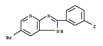 6-溴-2-(3-碘-苯基)-3H-咪唑并[4,5-B]吡啶結(jié)構(gòu)式_850348-96-8結(jié)構(gòu)式