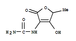 1-(4-Hydroxy-5-methyl-2-oxo-2,5-dihydro-3-furanyl)ureaStructure,855457-64-6Structure 1-(4-Hydroxy-5-methyl-2-oxo-2,5-dihydro-3-furanyl)urea Structure,855457-64-6Structure