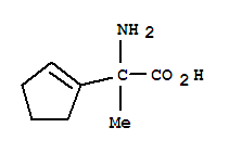 1-Cyclopentene-1-aceticacid,alpha-amino-alpha-methyl-(9ci)Structure,85564-12-1Structure 1-Cyclopentene-1-aceticacid,alpha-amino-alpha-methyl-(9ci) Structure,85564-12-1Structure