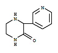 (9ci)-3-(3-吡啶)-哌嗪酮結(jié)構(gòu)式_85607-66-5結(jié)構(gòu)式