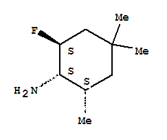 Cyclohexanamine, 2-fluoro-4,4,6-trimethyl-, (1alpha,2beta,6alpha)-(9ci) Structure,85623-63-8Structure