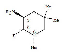 Cyclohexanamine, 2-fluoro-3,5,5-trimethyl-, (1alpha,2beta,3beta)-(9ci) Structure,85623-64-9Structure