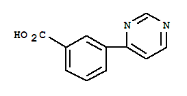 3-(Pyrimidin-4-yl)benzoic acidStructure,856905-14-1Structure 3-(Pyrimidin-4-yl)benzoic acid Structure,856905-14-1Structure