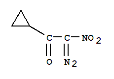 Ethanone,1-cyclopropyl-2-diazo-2-nitro-Structure,857082-68-9Structure Ethanone,1-cyclopropyl-2-diazo-2-nitro- Structure,857082-68-9Structure