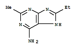 9H-purin-6-amine,8-ethyl-2-methyl-Structure,857173-13-8Structure 9H-purin-6-amine,8-ethyl-2-methyl- Structure,857173-13-8Structure