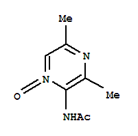 Pyrazine,2-acetamido-3,5-dimethyl-,1-oxide (5ci)Structure,857179-49-8Structure Pyrazine,2-acetamido-3,5-dimethyl-,1-oxide (5ci) Structure,857179-49-8Structure