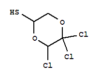 P-dioxane-2-thiol ,5,5,6-trichloro-(6ci)Structure,857196-89-5Structure P-dioxane-2-thiol ,5,5,6-trichloro-(6ci) Structure,857196-89-5Structure