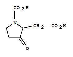 2-Pyrrolidineacetic acid,1-carboxy-3-oxo-Structure,857205-87-9Structure 2-Pyrrolidineacetic acid,1-carboxy-3-oxo- Structure,857205-87-9Structure