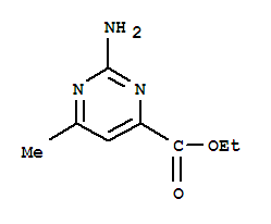 4-Pyrimidinecarboxylic acid, 2-amino-6-methyl-, ethyl esterStructure,857410-67-4Structure 4-Pyrimidinecarboxylic acid, 2-amino-6-methyl-, ethyl ester Structure,857410-67-4Structure