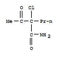 (5ci)-2-乙?；?2-氯戊酰胺結(jié)構(gòu)式_857976-30-8結(jié)構(gòu)式