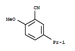 Benzonitrile, 2-methoxy-5-(1-methylethyl)-(9ci)Structure,85902-69-8Structure Benzonitrile, 2-methoxy-5-(1-methylethyl)-(9ci) Structure,85902-69-8Structure
