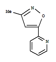 Pyridine, 2-(3-methyl-5-isoxazolyl)-(9ci)Structure,85903-37-3Structure Pyridine, 2-(3-methyl-5-isoxazolyl)-(9ci) Structure,85903-37-3Structure