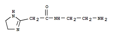 n-(2-氨基乙基)-4,5-二氫-1H-咪唑-2-乙酰胺結(jié)構(gòu)式_860259-72-9結(jié)構(gòu)式