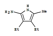 (4CI)-2-氨基-3,4-二乙基-5-甲基吡咯結構式_861033-68-3結構式