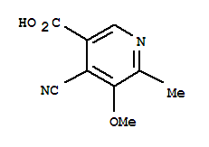 Nicotinic acid, 4-cyano-5-methoxy-6-methyl-(4ci)Structure,861045-18-3Structure Nicotinic acid, 4-cyano-5-methoxy-6-methyl-(4ci) Structure,861045-18-3Structure
