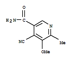 Nicotinamide, 4-cyano-5-methoxy-6-methyl-(4ci)Structure,861045-70-7Structure Nicotinamide, 4-cyano-5-methoxy-6-methyl-(4ci) Structure,861045-70-7Structure