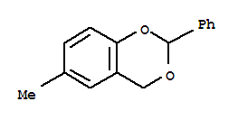 1,3-Benzodioxan,6-methyl-2-phenyl-Structure,861305-58-0Structure 1,3-Benzodioxan,6-methyl-2-phenyl- Structure,861305-58-0Structure