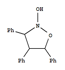 Isoxazolidine,2-hydroxy-3,4,5-triphenyl-Structure,861328-71-4Structure Isoxazolidine,2-hydroxy-3,4,5-triphenyl- Structure,861328-71-4Structure