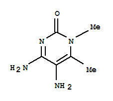 4,5-Diamino-1,6-dimethyl-2(1h)-pyrimidinoneStructure,861573-80-0Structure 4,5-Diamino-1,6-dimethyl-2(1h)-pyrimidinone Structure,861573-80-0Structure