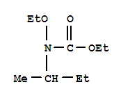 Carbamic acid, n-sec-butyl-n-ethoxy-, ethyl ester (1ci) Structure,861579-20-6Structure