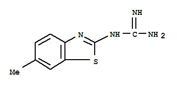 (9ci)-(6-甲基-2-苯并噻唑)-胍結(jié)構(gòu)式_86328-44-1結(jié)構(gòu)式