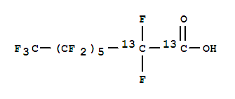 Perfluorooctanoic Acid-13C2Structure,864071-08-9Structure Perfluorooctanoic Acid-13C2 Structure,864071-08-9Structure