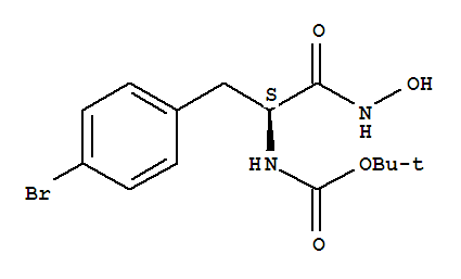 (S)-tert-butyl 1-(hydroxyamino)-3-(4-bromophenyl)-1-oxopropan-2-ylcarbamateStructure,864876-00-6Structure (S)-tert-butyl 1-(hydroxyamino)-3-(4-bromophenyl)-1-oxopropan-2-ylcarbamate Structure,864876-00-6Structure
