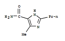 1H-imidazole-5-carboxamide, 4-methyl-2-propyl- Structure,865444-88-8Structure