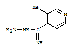 3-Methyl-4-pyridinecarboximidic acid hydrazideStructure,865610-60-2Structure 3-Methyl-4-pyridinecarboximidic acid hydrazide Structure,865610-60-2Structure