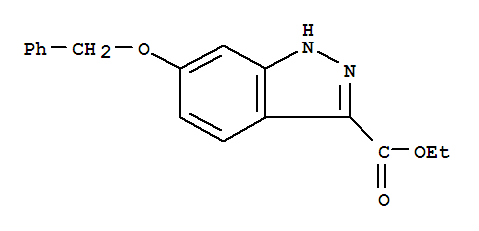 6-(Phenylmethoxy)-1h-indazole-3-carboxylic acid ethyl esterStructure,865887-12-3Structure 6-(Phenylmethoxy)-1h-indazole-3-carboxylic acid ethyl ester Structure,865887-12-3Structure