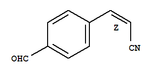 2-Propenenitrile, 3-(4-formylphenyl)-, (z)-(9ci)Structure,86867-57-4Structure 2-Propenenitrile, 3-(4-formylphenyl)-, (z)-(9ci) Structure,86867-57-4Structure