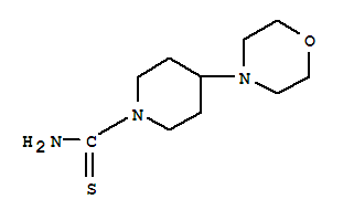 1-Piperidinecarbothioamide, 4-(4-morpholinyl)-Structure,871828-66-9Structure 1-Piperidinecarbothioamide, 4-(4-morpholinyl)- Structure,871828-66-9Structure