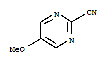 5-甲氧基嘧啶-2-甲腈結(jié)構(gòu)式_87362-32-1結(jié)構(gòu)式