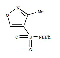 3-Methyl-n-phenyl-1,2-oxazole-4-sulfonamideStructure,873962-80-2Structure 3-Methyl-n-phenyl-1,2-oxazole-4-sulfonamide Structure,873962-80-2Structure