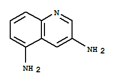 Quinoline, 3,5-diamino- (5ci)Structure,874498-26-7Structure Quinoline, 3,5-diamino- (5ci) Structure,874498-26-7Structure