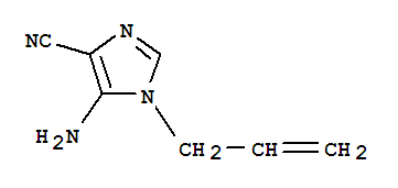 (9ci)-5-氨基-1-(2-丙烯基)-1H-咪唑-4-甲腈結構式_87460-47-7結構式