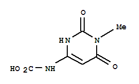 (1-Methyl-2,6-dioxo-1,2,3,6-tetrahydro-4-pyrimidinyl)carbamic acidStructure,875802-39-4Structure (1-Methyl-2,6-dioxo-1,2,3,6-tetrahydro-4-pyrimidinyl)carbamic acid Structure,875802-39-4Structure