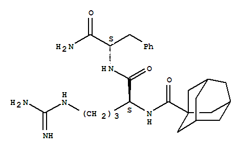 N<sup>2</sup>-(adamantan-1-ylcarbonyl)-l-arginyl-l-phenylalaninamideStructure,876310-60-0Structure N<sup>2</sup>-(adamantan-1-ylcarbonyl)-l-arginyl-l-phenylalaninamide Structure,876310-60-0Structure
