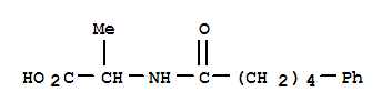 Alanine, n-(5-phenylvaleryl)-, dl-(5ci)Structure,879123-99-6Structure Alanine, n-(5-phenylvaleryl)-, dl-(5ci) Structure,879123-99-6Structure
