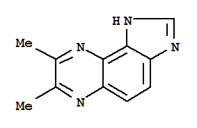 1H-imidazo[4,5-f]quinoxaline,7,8-dimethyl-(9ci) Structure,87967-70-2Structure