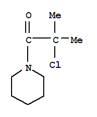 (9ci)-1-(2-氯-2-甲基-1-氧代丙基)-哌啶結(jié)構(gòu)式_87968-02-3結(jié)構(gòu)式