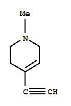 Pyridine, 4-ethynyl-1,2,3,6-tetrahydro-1-methyl-(9ci)Structure,87973-85-1Structure Pyridine, 4-ethynyl-1,2,3,6-tetrahydro-1-methyl-(9ci) Structure,87973-85-1Structure
