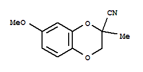 1,4-Benzodioxin-2-carbonitrile,2,3-dihydro-7-methoxy-2-methyl-Structure,881027-31-2Structure 1,4-Benzodioxin-2-carbonitrile,2,3-dihydro-7-methoxy-2-methyl- Structure,881027-31-2Structure