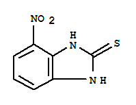 (9ci)-1,3-二氫-4-硝基-2H-苯并咪唑-2-硫酮結(jié)構(gòu)式_88218-10-4結(jié)構(gòu)式