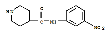 Piperidine-4-carboxylic acid (3-nitro-phenyl)-amideStructure,883106-61-4Structure Piperidine-4-carboxylic acid (3-nitro-phenyl)-amide Structure,883106-61-4Structure
