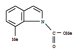 1H-indole-1-carboxylic acid,7-methyl-,methyl esterStructure,883233-95-2Structure 1H-indole-1-carboxylic acid,7-methyl-,methyl ester Structure,883233-95-2Structure