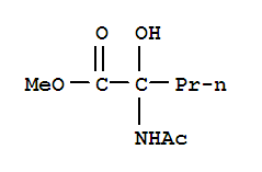 Norvaline,n-acetyl-2-hydroxy-,methyl esterStructure,883456-90-4Structure Norvaline,n-acetyl-2-hydroxy-,methyl ester Structure,883456-90-4Structure