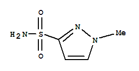1H-pyrazole-3-sulfonamide,1-methyl-(9ci)Structure,88398-97-4Structure 1H-pyrazole-3-sulfonamide,1-methyl-(9ci) Structure,88398-97-4Structure
